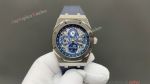Audemars Piguet Royal Oak 41mm Cal.5134 Movement 316L Steel Blue Rubber Band Watch